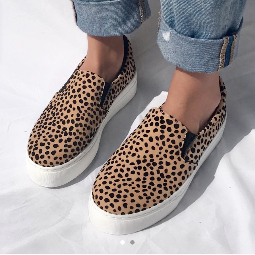 Platform Leopard Sneakers